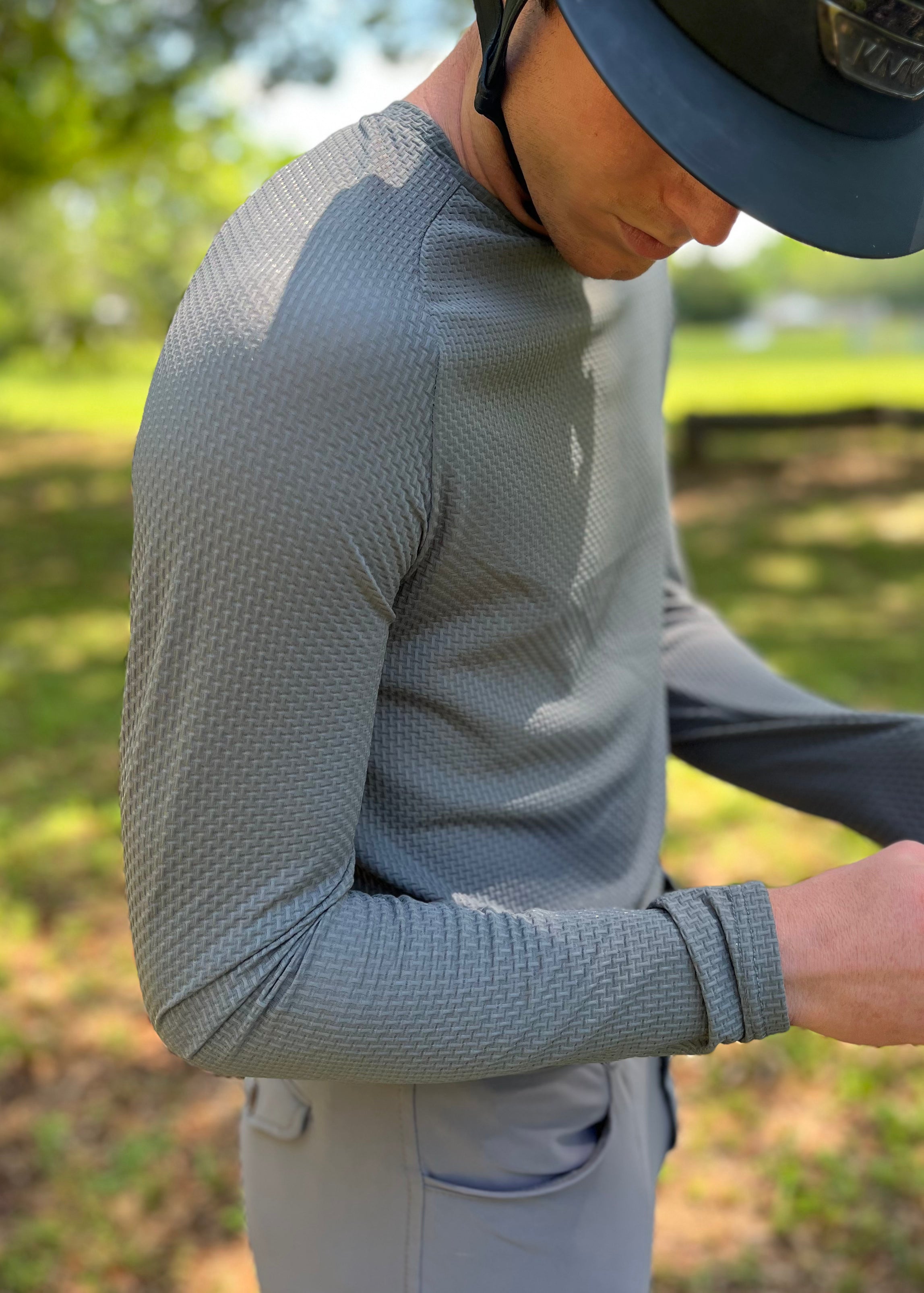 Vulcan Equestrian Levi Air Men's Knitted Long Sleeve Shirt