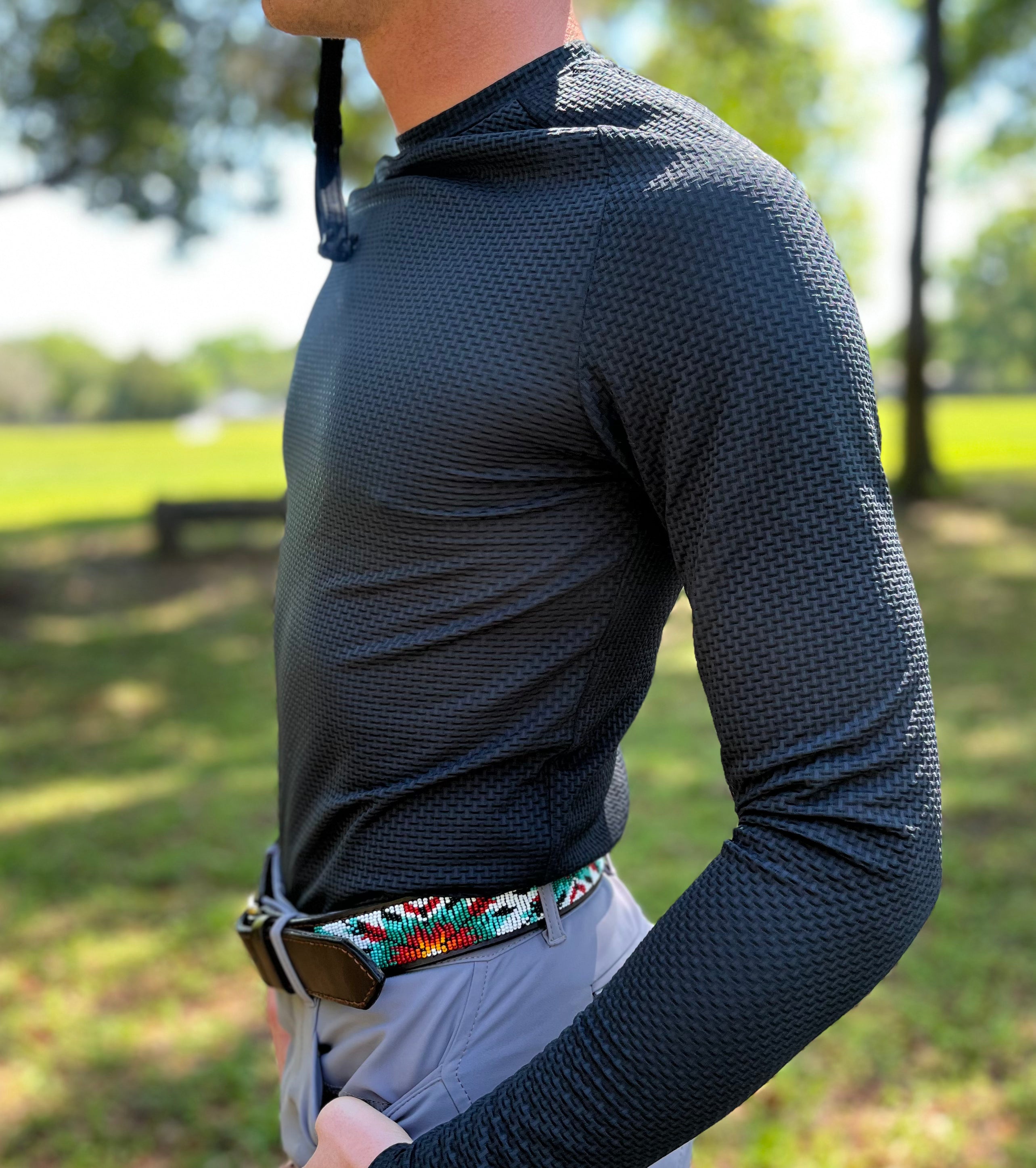 Vulcan Equestrian Levi Air Men's Knitted Long Sleeve Shirt